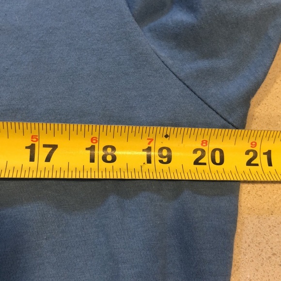 DOG IS GOOD CAT MOM GRAPHIC PRINT T-SHIRT BLUE WHITE SIZE EXTRA LARGE - Picture 10 of 12